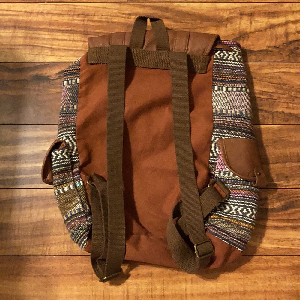 Mossimo Brown Backpack - Picture 3 of 5